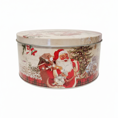 Set of 3 Santa Christmas Tins