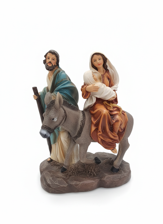 210mm Flight To Bethlehem Nativity Statue
