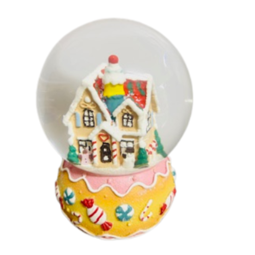 100mm GingerBread Snow Globe