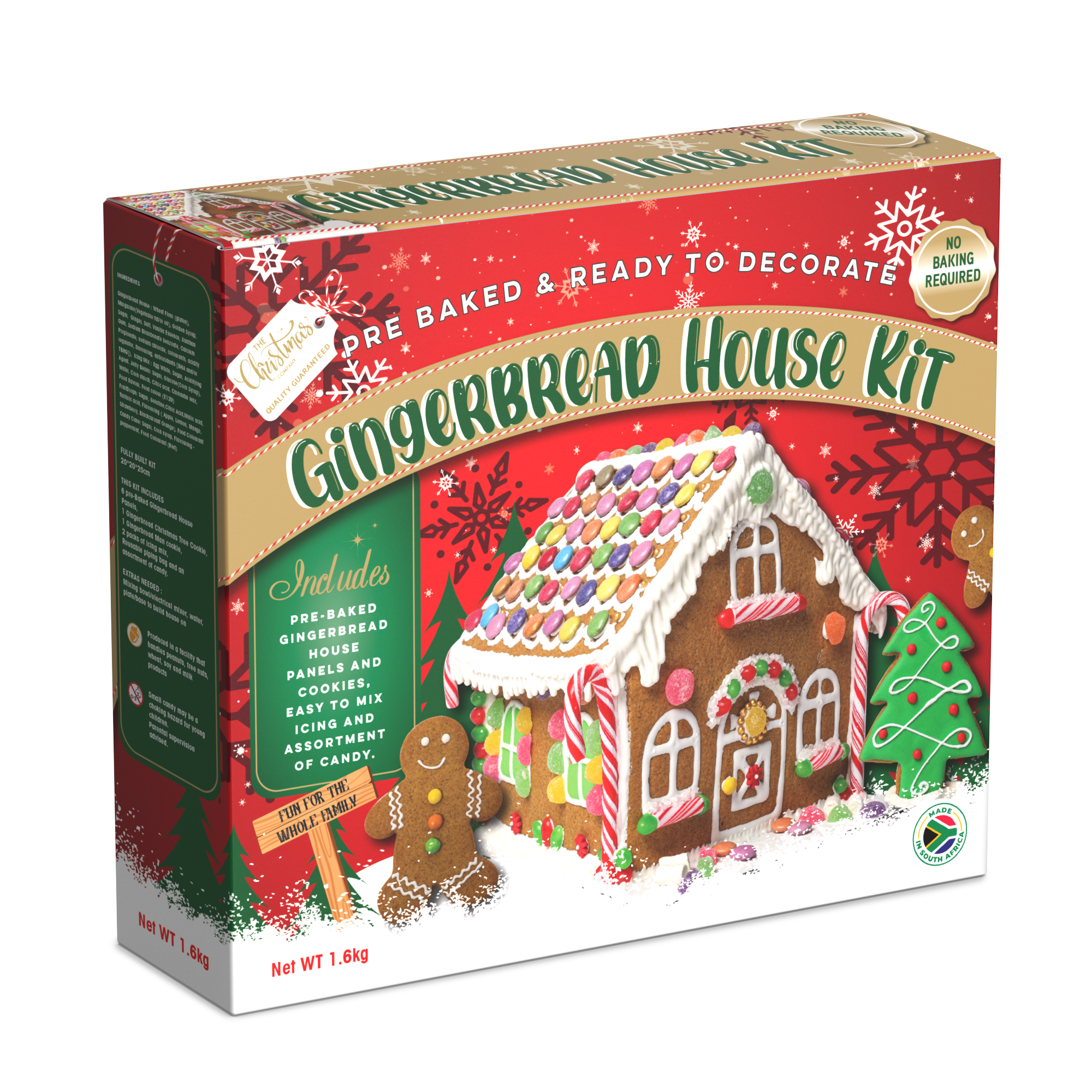Gourmet Gingerbread House Kit - No Bake