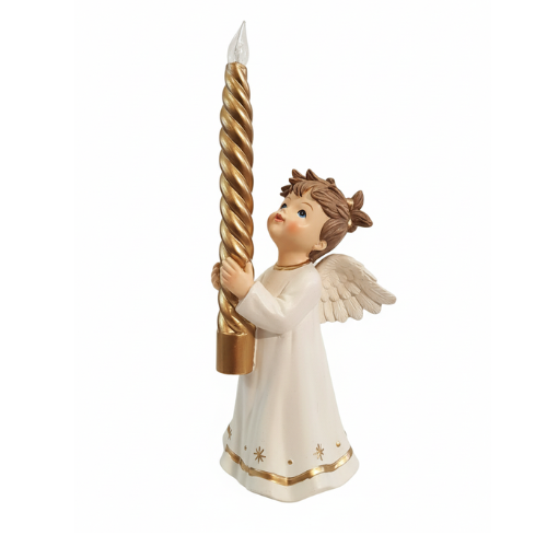 LED White Angel Candleholder