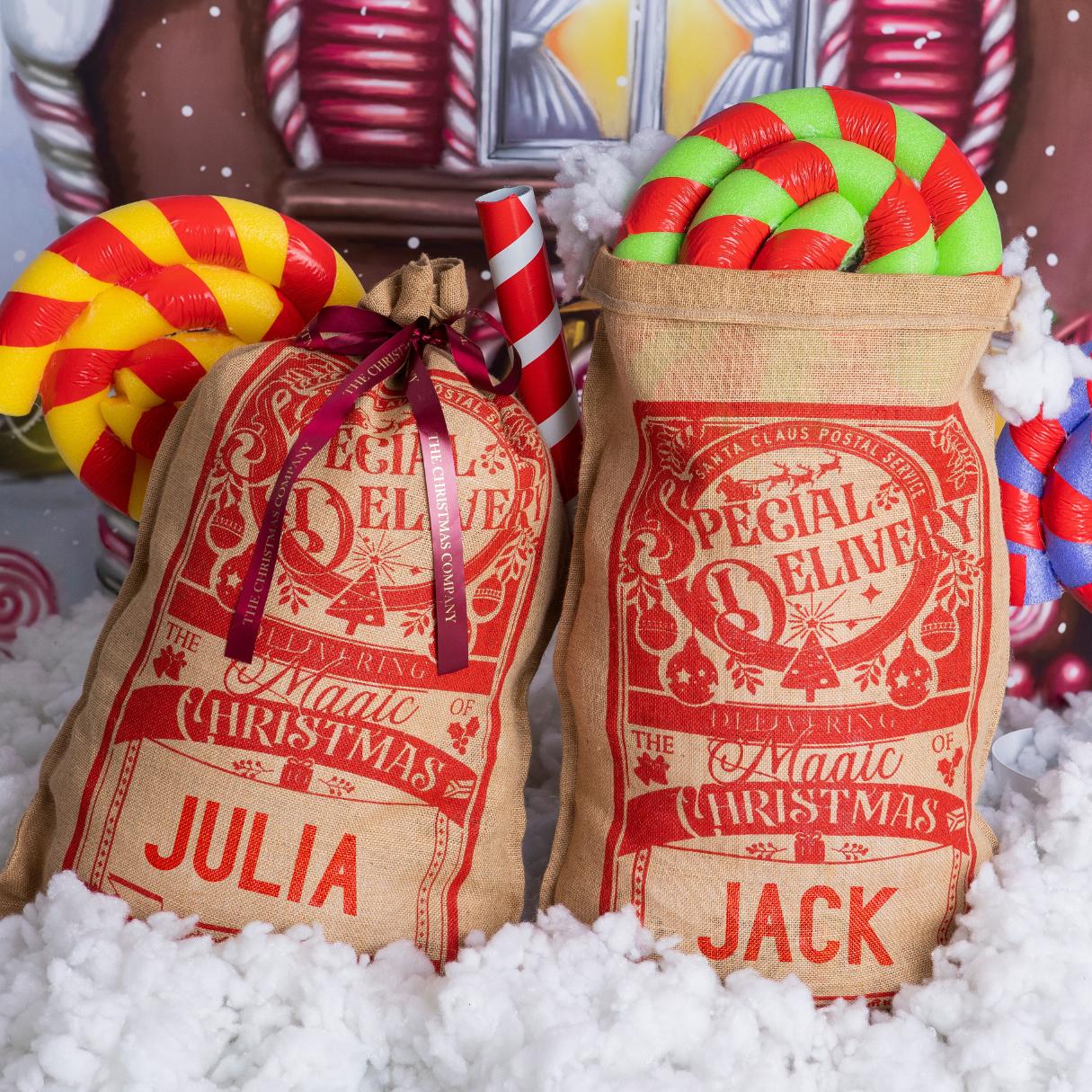 Dasher Christmas Sack Red