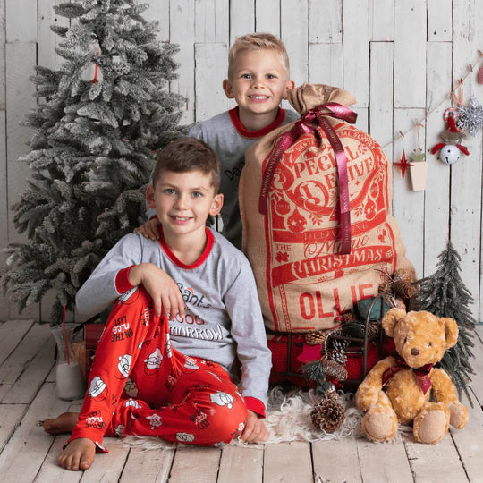 Dasher Christmas Sack, Red – 80 × 53 cm
