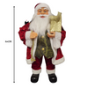 80cm Luxe Santa - Red, Green and Gold