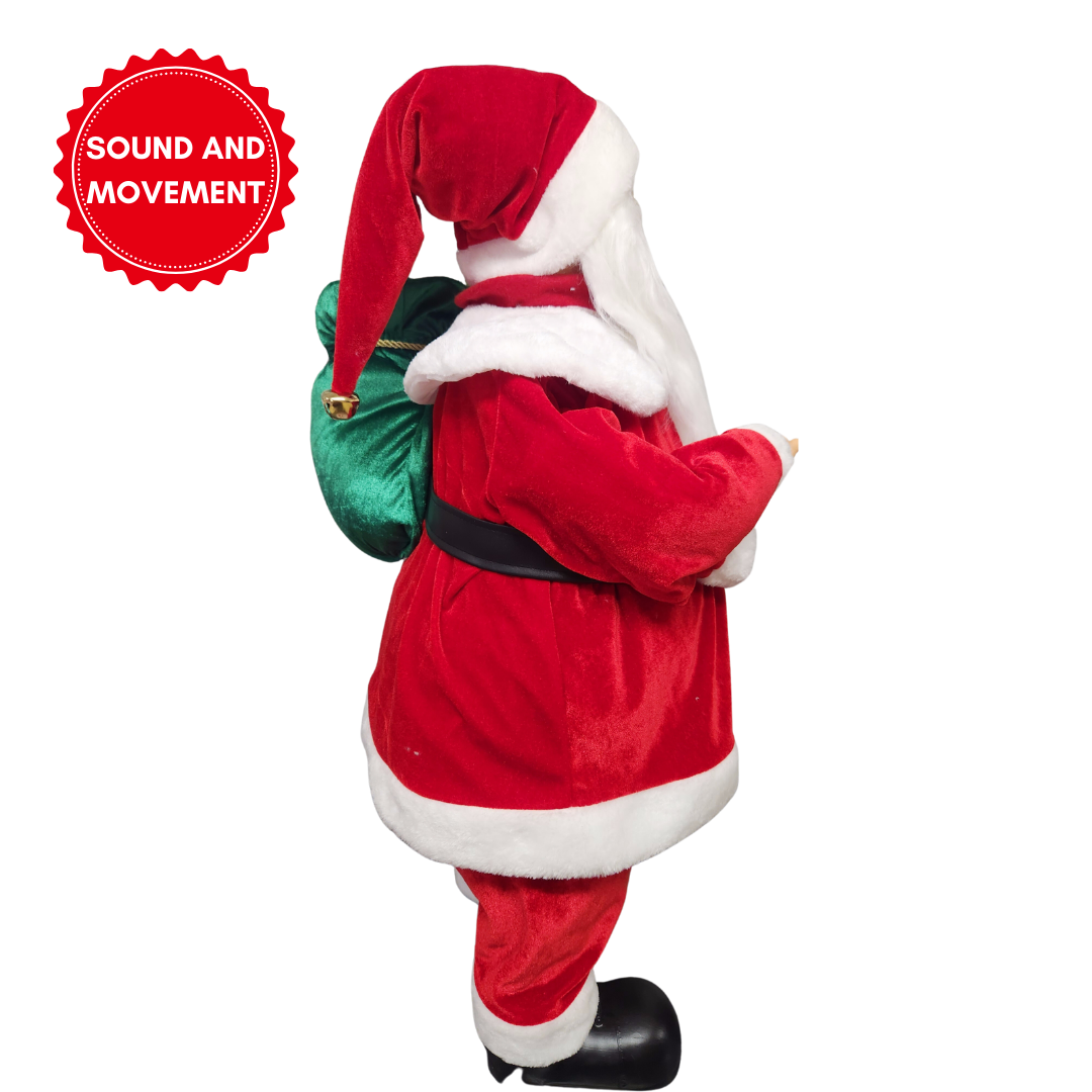 80cm Classic Santa with Movement and Sound