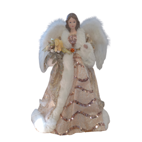 400mm Angel With Fur Wings