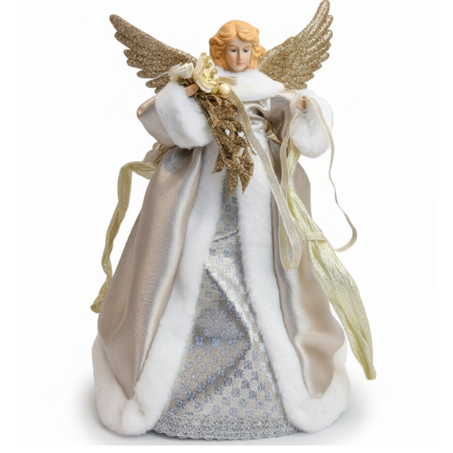 Angel with Gold Wings Tree Topper