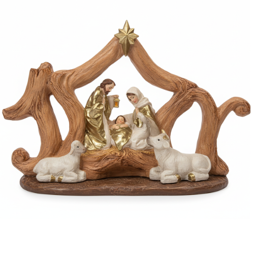 Light Up Nativity Stable Scene