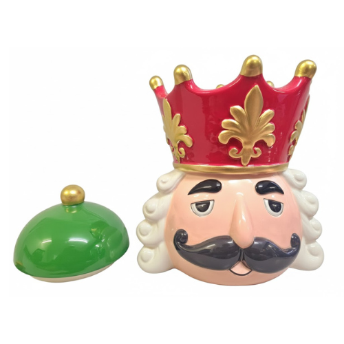 Nutcracker King Cookie Jar (Hand Painted)
