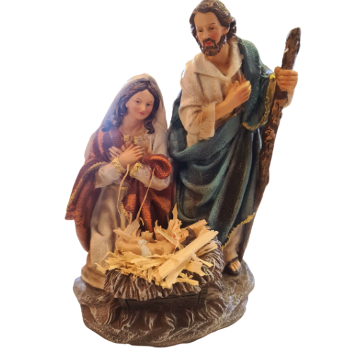Holy Family With Joseph Holding A Stick