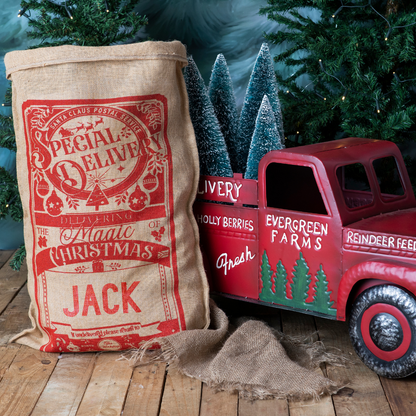 Dasher Christmas Sack Red
