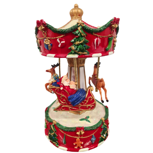Musical Santa in slay Carousel
