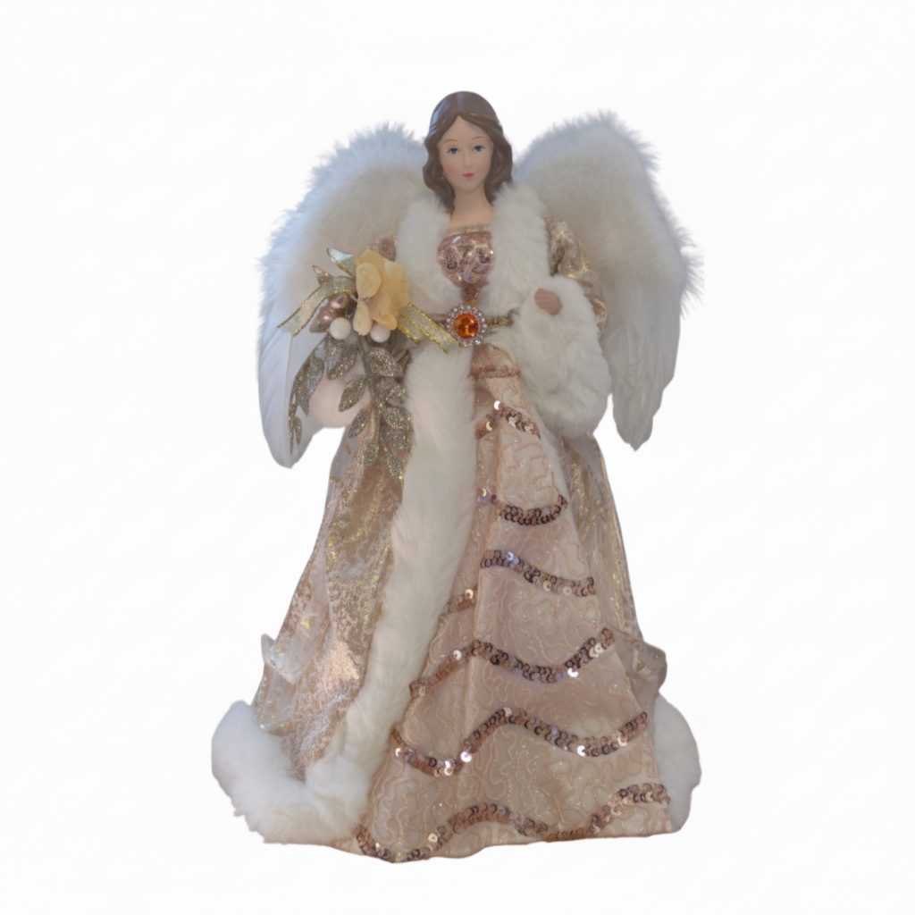 400mm Angel With Fur Wings