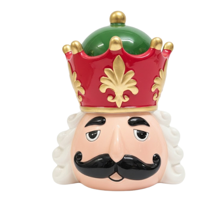 Nutcracker King Cookie Jar (Hand Painted)