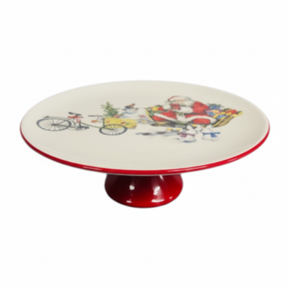 Santa Cake Plate