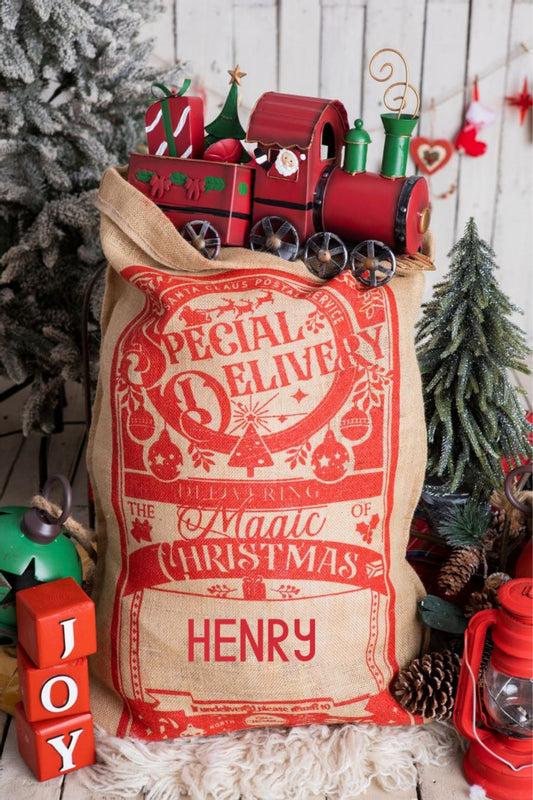 Dasher Christmas Sack Red