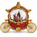 Santa's Royal Carriage Snow Globe