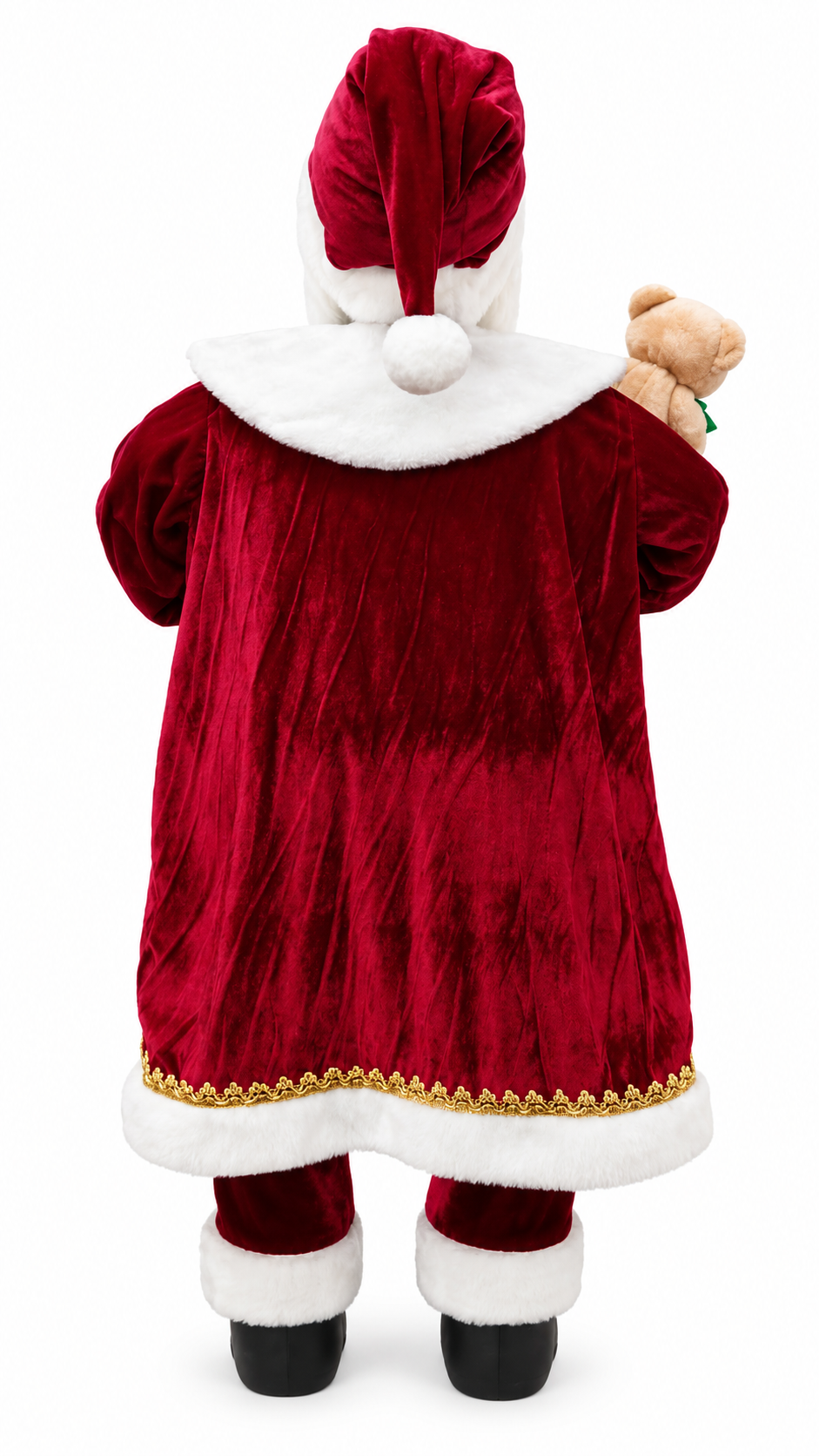 Vintage Santa with LED Lamp – 90 cm