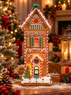Tall Gingerbread House
