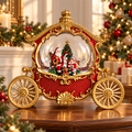 Santa's Royal Carriage Snow Globe